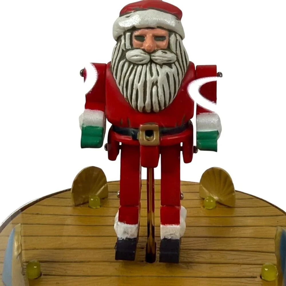 1994 Hallmark Keepsake Ornament Country Showtime Santa Magic With Light & Motion